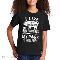 I Like My Racks Big My Butt Rubbed and Pork Pulled BBQ Chef Kids T-Shirt thumb 2
