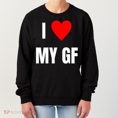 I Love My GF Girlfriend Heart Women's Sweatshirt