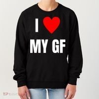 I Love My GF Girlfriend Heart Women's Sweatshirt thumb 0