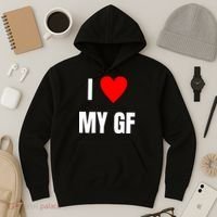 I Love My GF Girlfriend Heart Hoodie thumb 3