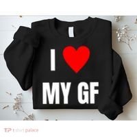 I Love My GF Girlfriend Heart Sweatshirt thumb 2