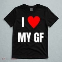 I Love My GF Girlfriend Heart T-Shirt thumb 5