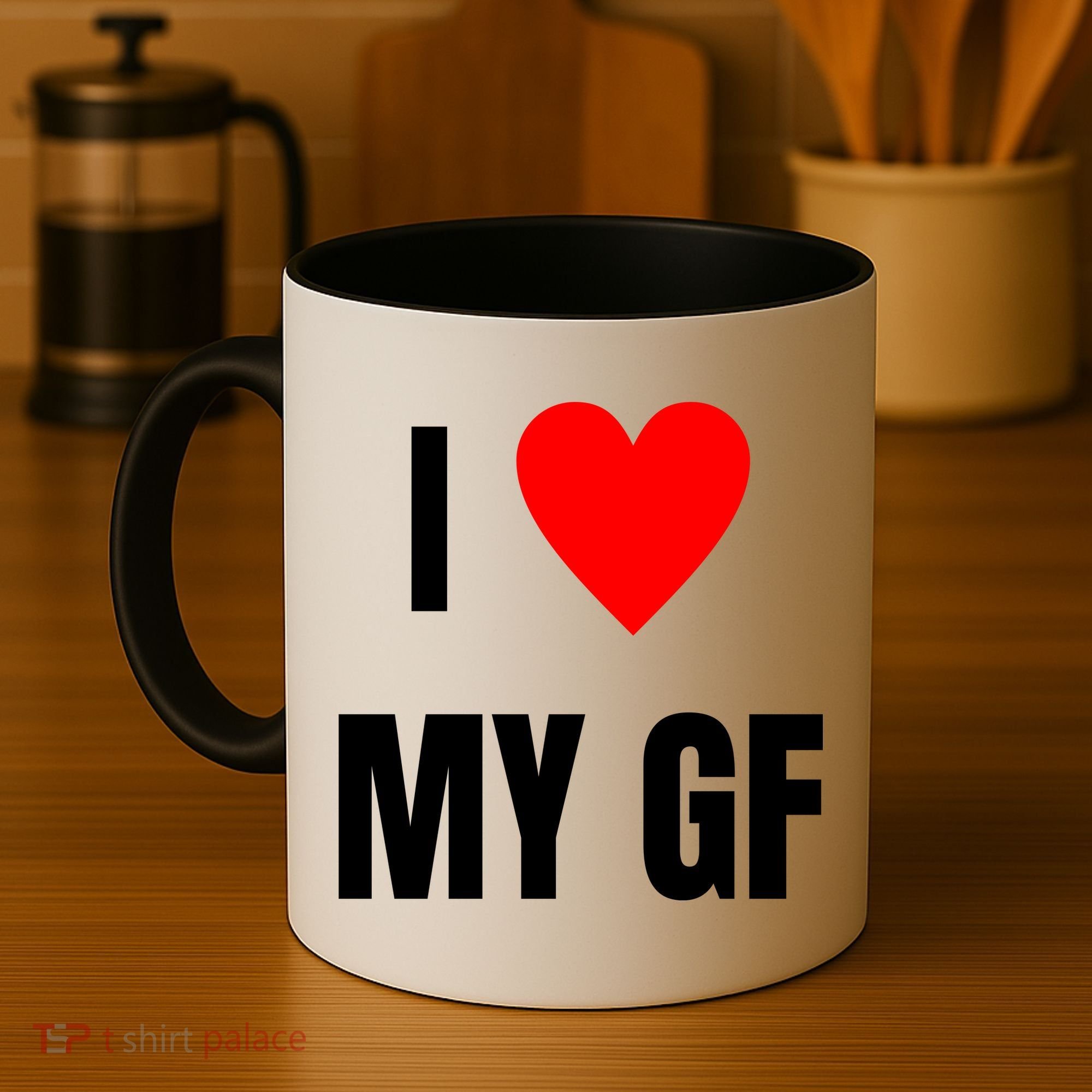 I Love My GF Girlfriend Heart Coffee Mug