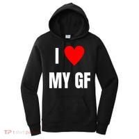 I Love My GF Girlfriend Heart Women's Hoodie thumb 0