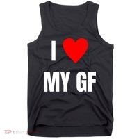 I Love My GF Girlfriend Heart Tank Top thumb 0