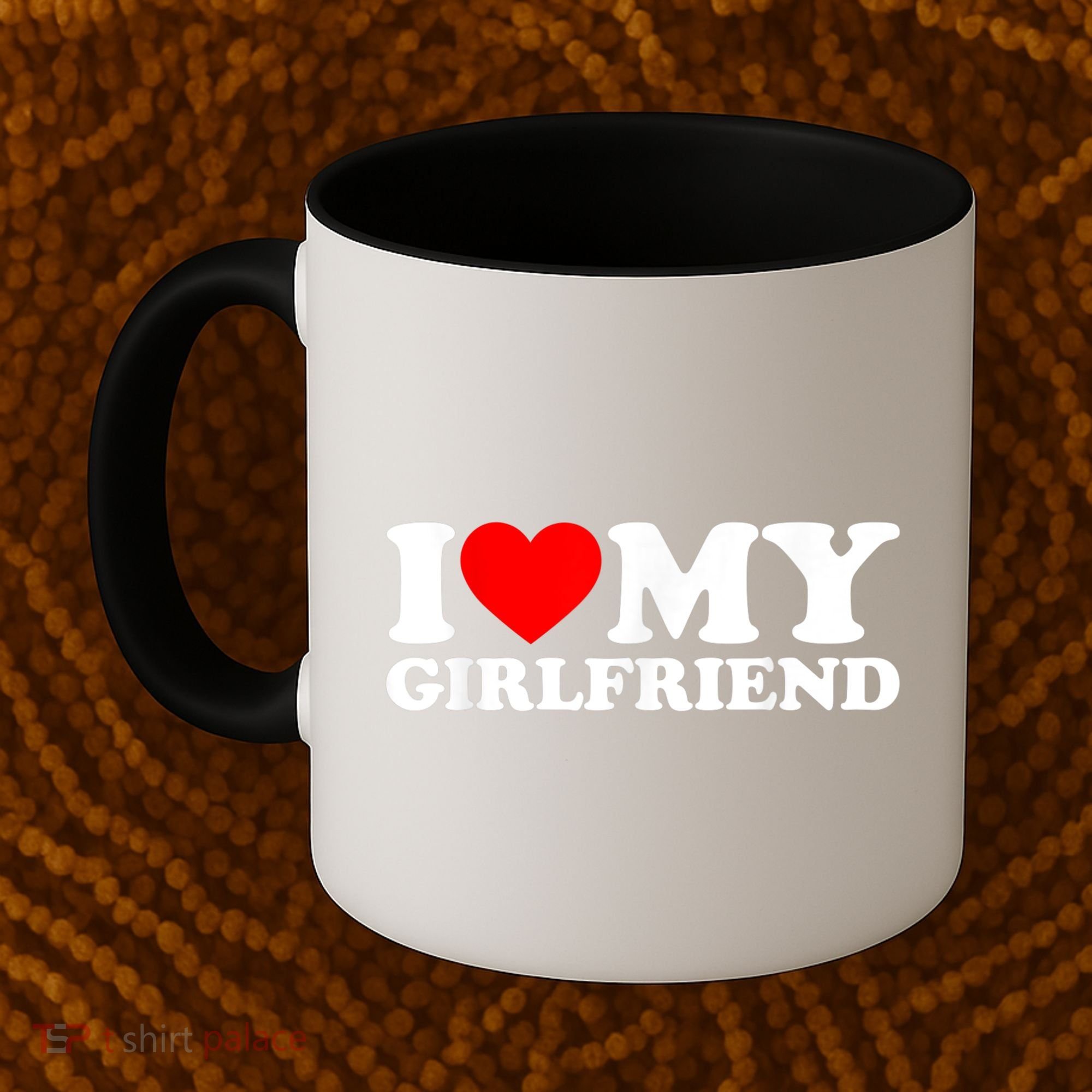 I Love My Girlfriend I Heart My Girlfriend GF Coffee Mug