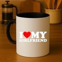 I Love My Girlfriend I Heart My Girlfriend GF Coffee Mug thumb 4