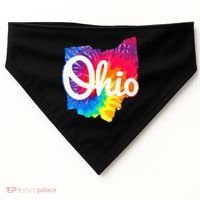 I Love My Ohio Home Script Ohio USA-Made Doggie Bandana thumb 0
