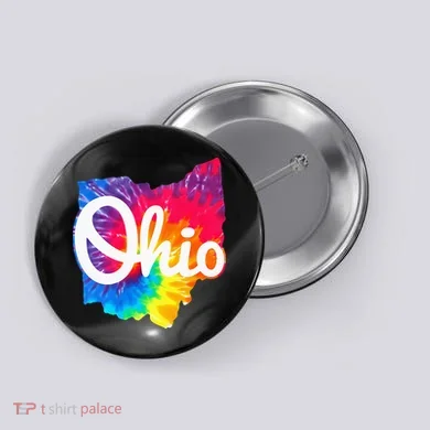 I Love My Ohio Home Script Ohio Button