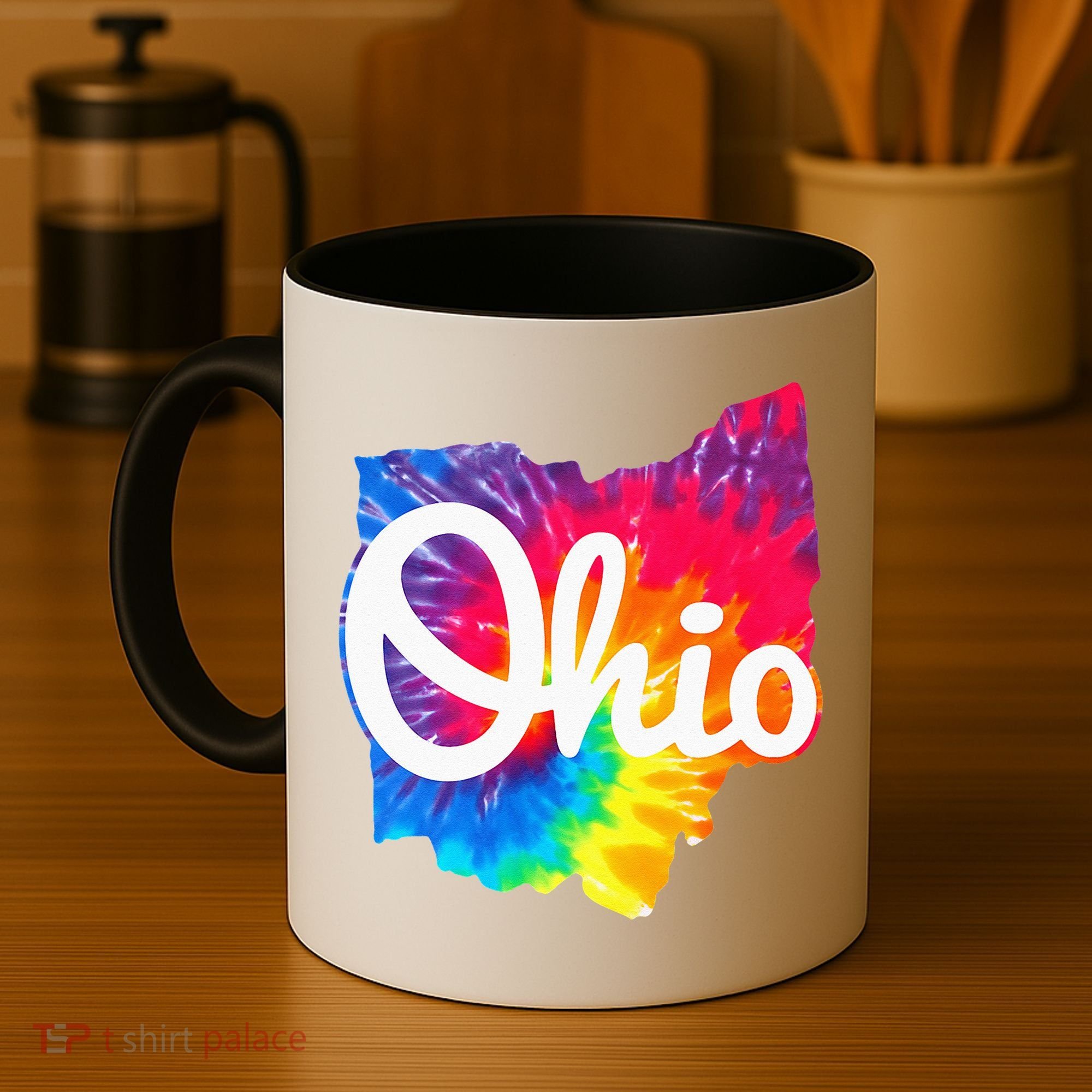 I Love My Ohio Home Script Ohio Coffee Mug