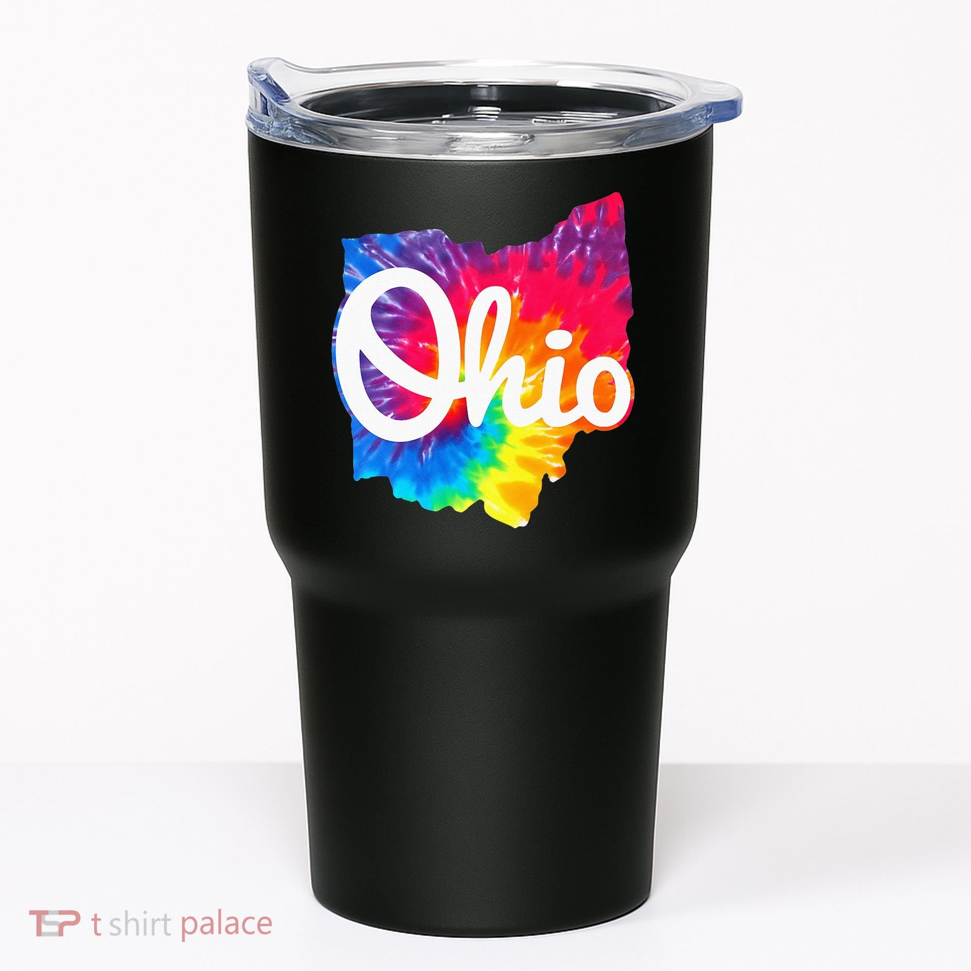 I Love My Ohio Home Script Ohio Tumbler