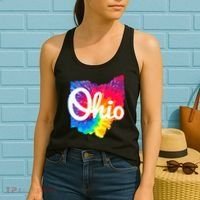 I Love My Ohio Home Script Ohio Women's Tank Top thumb 2