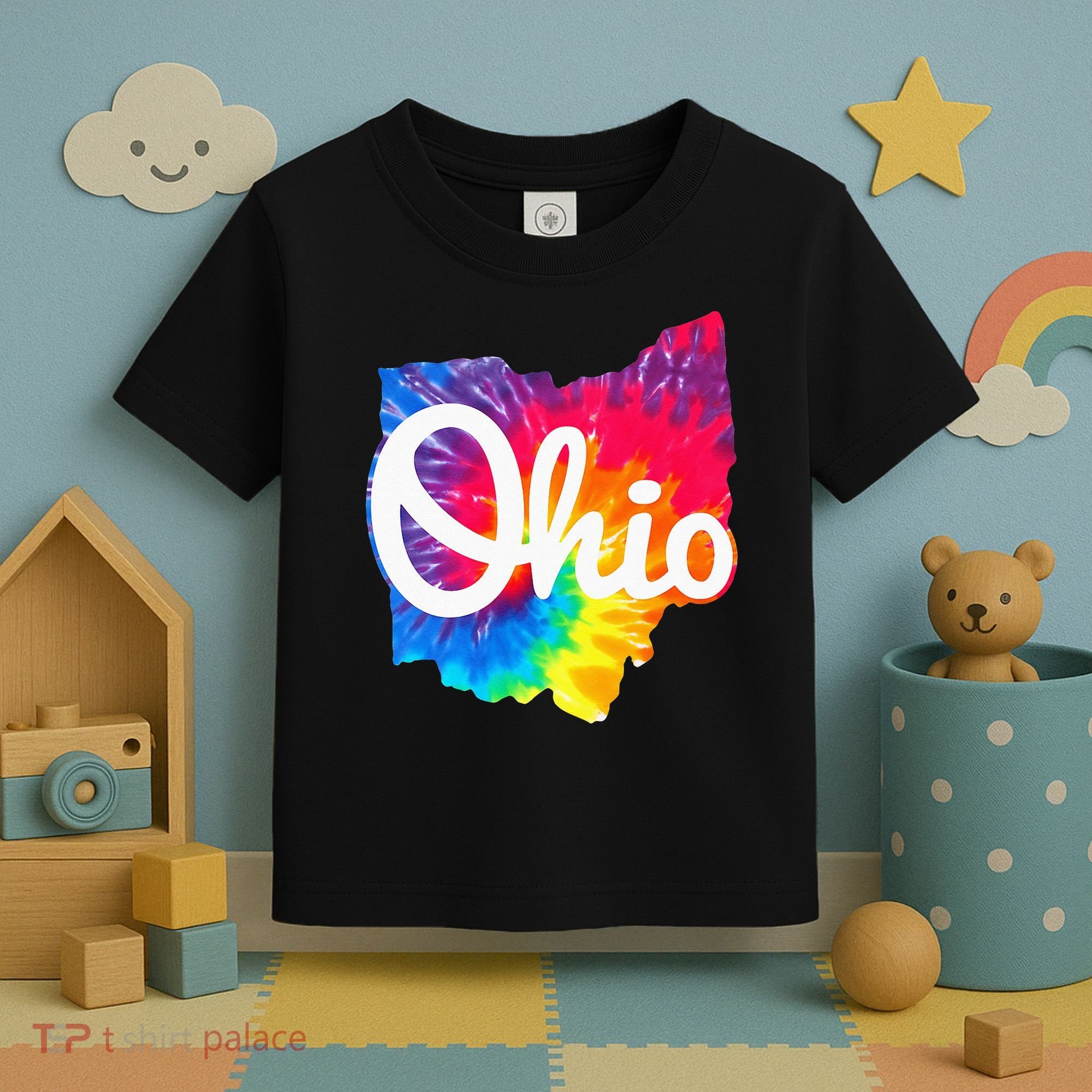 I Love My Ohio Home Script Ohio Toddler T-Shirt