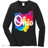 I Love My Ohio Home Script Ohio Women's Long Sleeve Shirt thumb 0