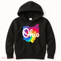 I Love My Ohio Home Script Ohio Kids Hoodie thumb 0