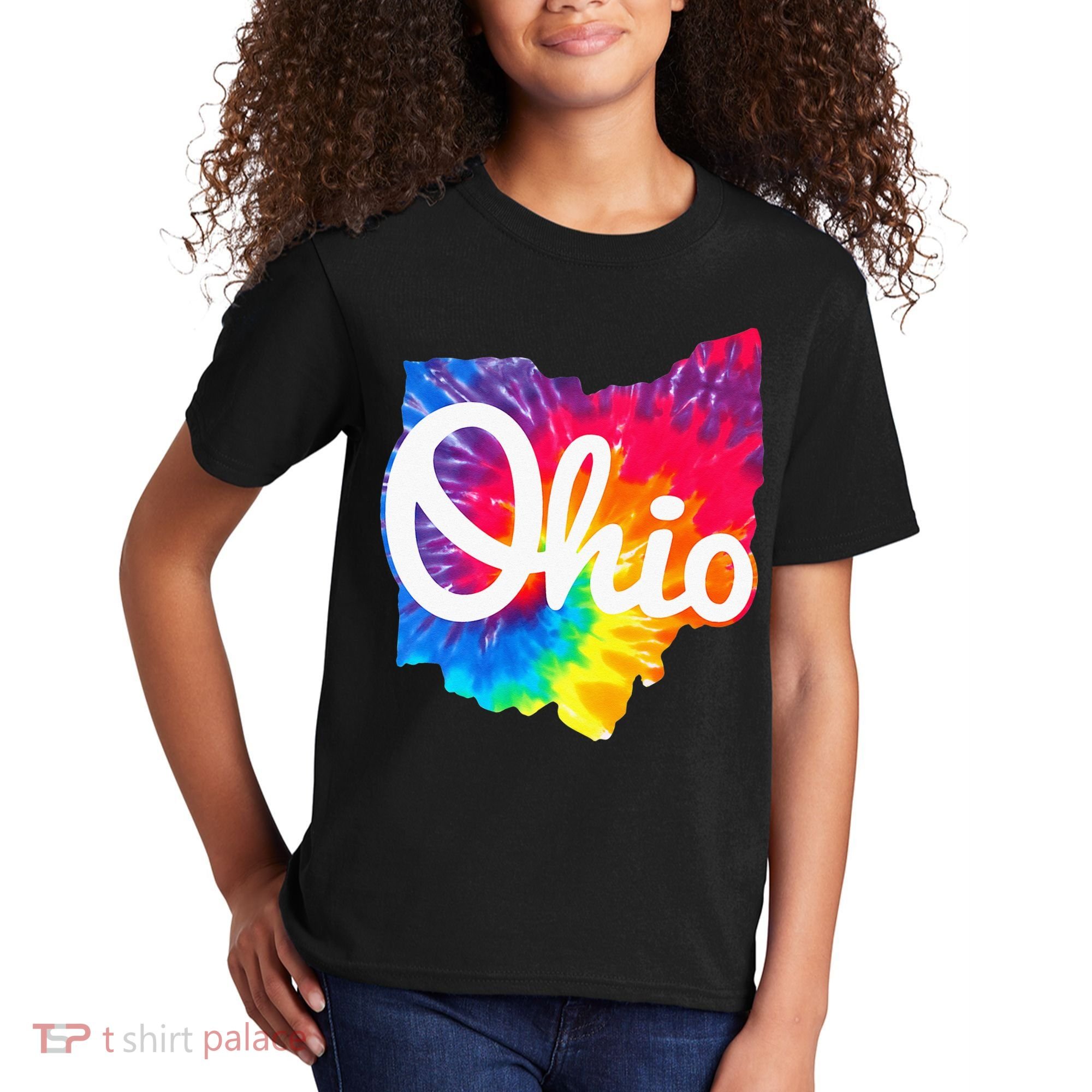 I Love My Ohio Home Script Ohio Kids T-Shirt