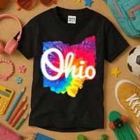 I Love My Ohio Home Script Ohio Kids T-Shirt thumb 3