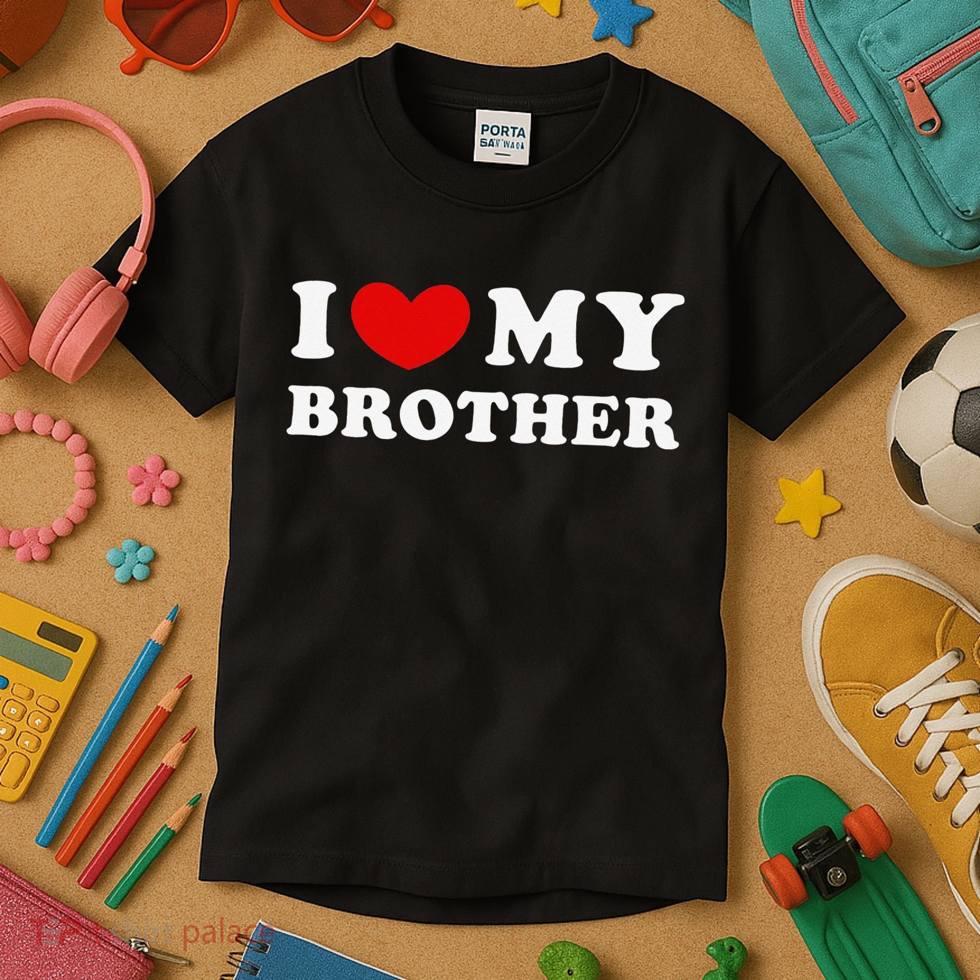 I Love My Brother I Heart My Brother Kids T-Shirt