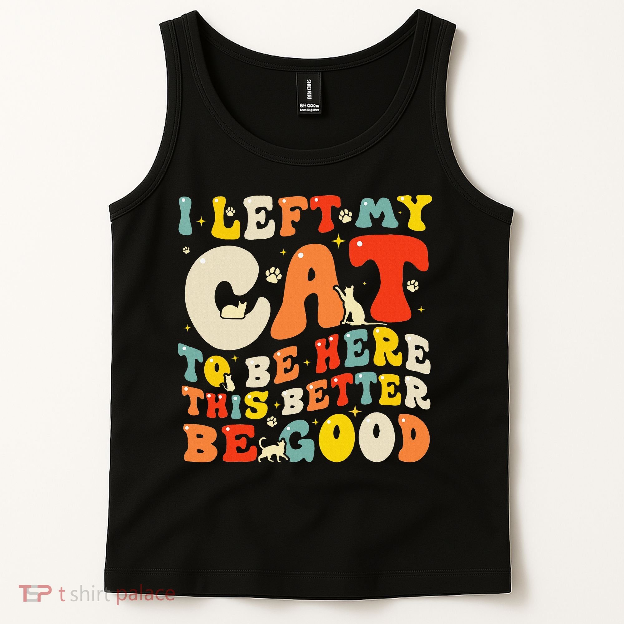 I Left My Cat To Be Here This Better Be Good Women Tank Top