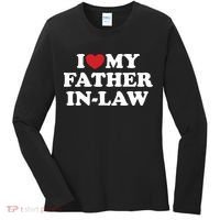 I Love My Father In Law Women's Long Sleeve Shirt thumb 0