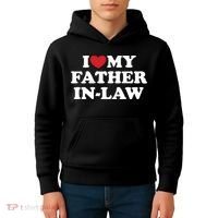 I Love My Father In Law Kids Hoodie thumb 4
