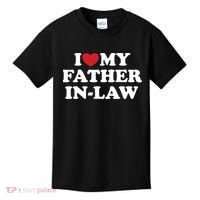 I Love My Father In Law Kids T-Shirt thumb 0
