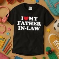 I Love My Father In Law Kids T-Shirt thumb 3