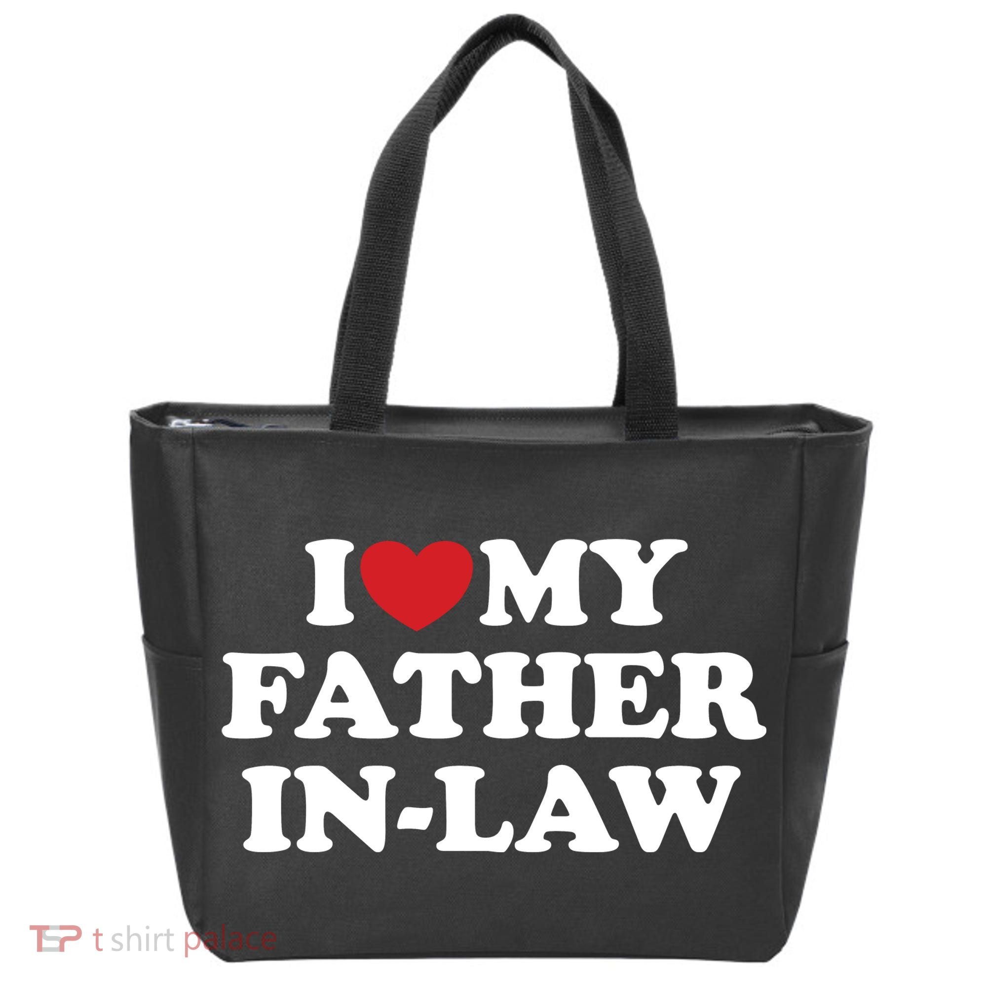I Love My Father In Law Tote Bag