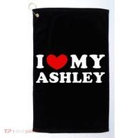 I Love My Ashley I Heart My Ashley Golf Towel thumb 0