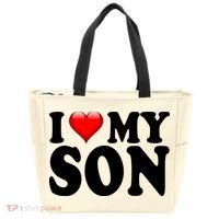 I Love My Son Tote Bag thumb 0