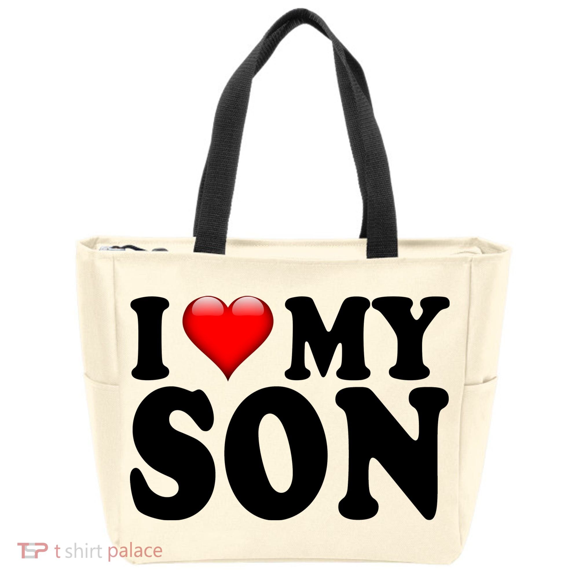 I Love My Son Tote Bag