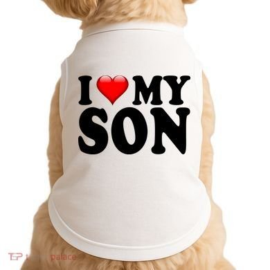 I Love My Son Doggie Tank