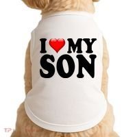 I Love My Son Doggie Tank thumb 0
