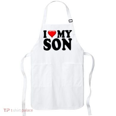 I Love My Son Apron
