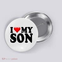 I Love My Son Button thumb 0