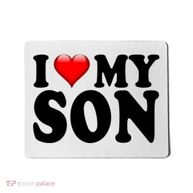I Love My Son Mousepad