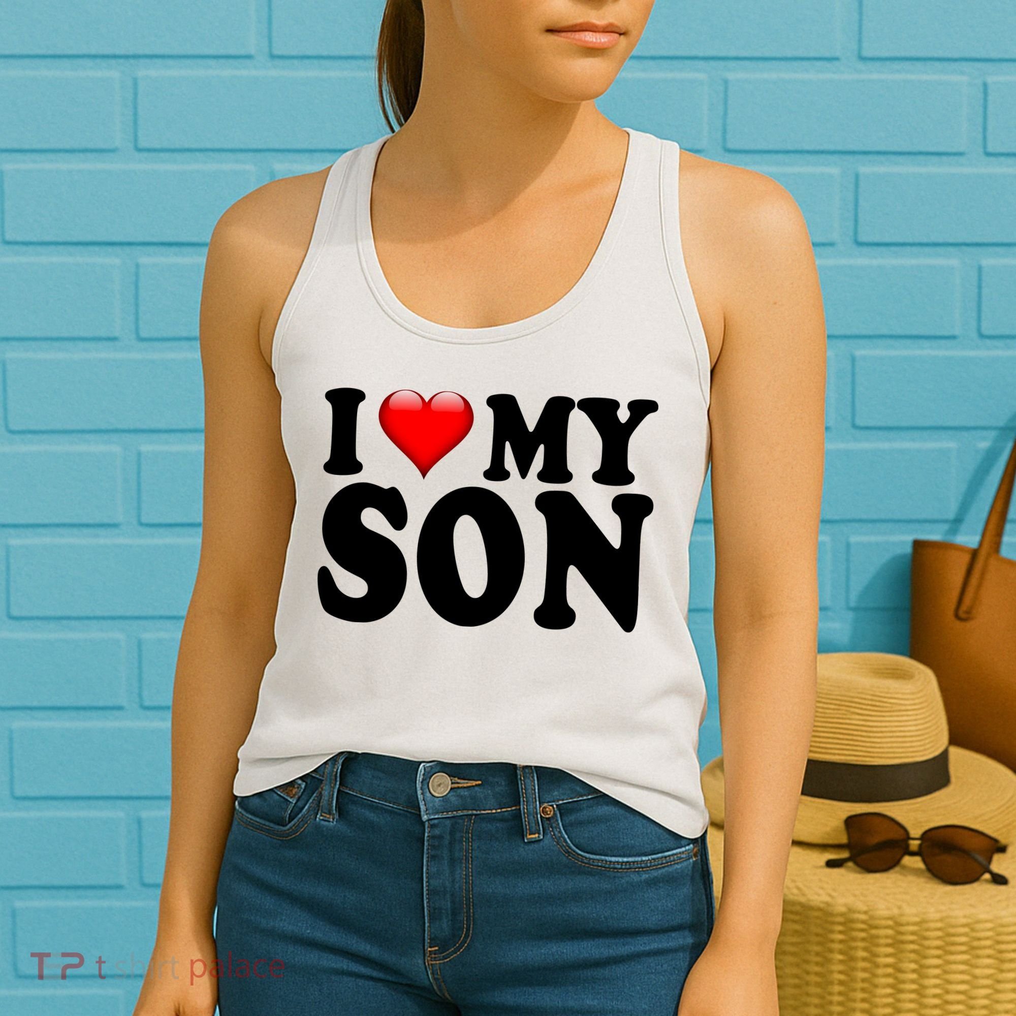 I Love My Son Women's Tank Top