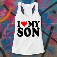 I Love My Son Women's Tank Top thumb 3