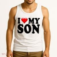 I Love My Son Tank Top thumb 3