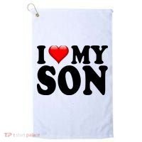 I Love My Son Golf Towel thumb 0