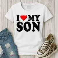 I Love My Son Women's T-Shirt thumb 3