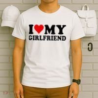 I Love My Girlfriend I Heart My Girlfriend I Love My GF T-Shirt thumb 6