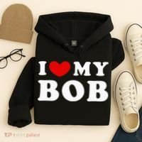 I Love My Bob I Heart My Bob Hoodie thumb 4