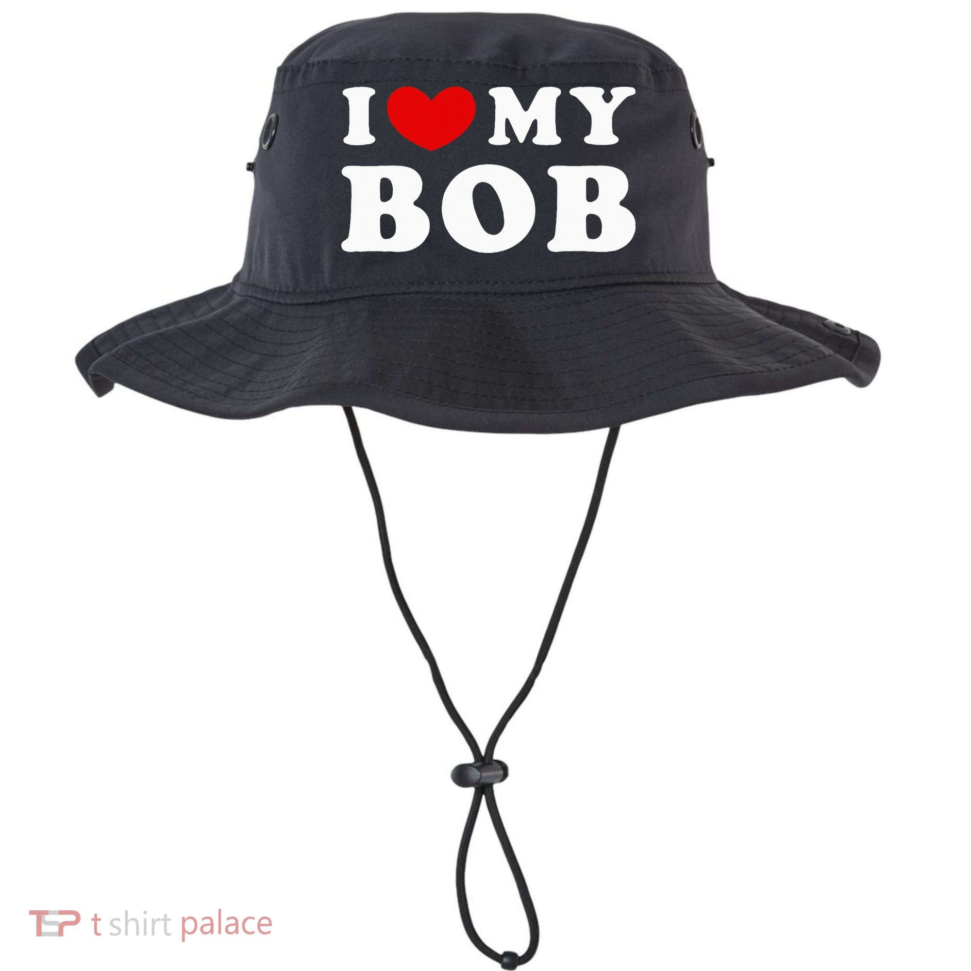 I Love My Bob I Heart My Bob Bucket Hat