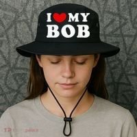 I Love My Bob I Heart My Bob Bucket Hat thumb 3