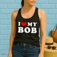 I Love My Bob I Heart My Bob Women's Tank Top thumb 2