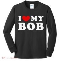 I Love My Bob I Heart My Bob Kids Long Sleeve Shirt thumb 0