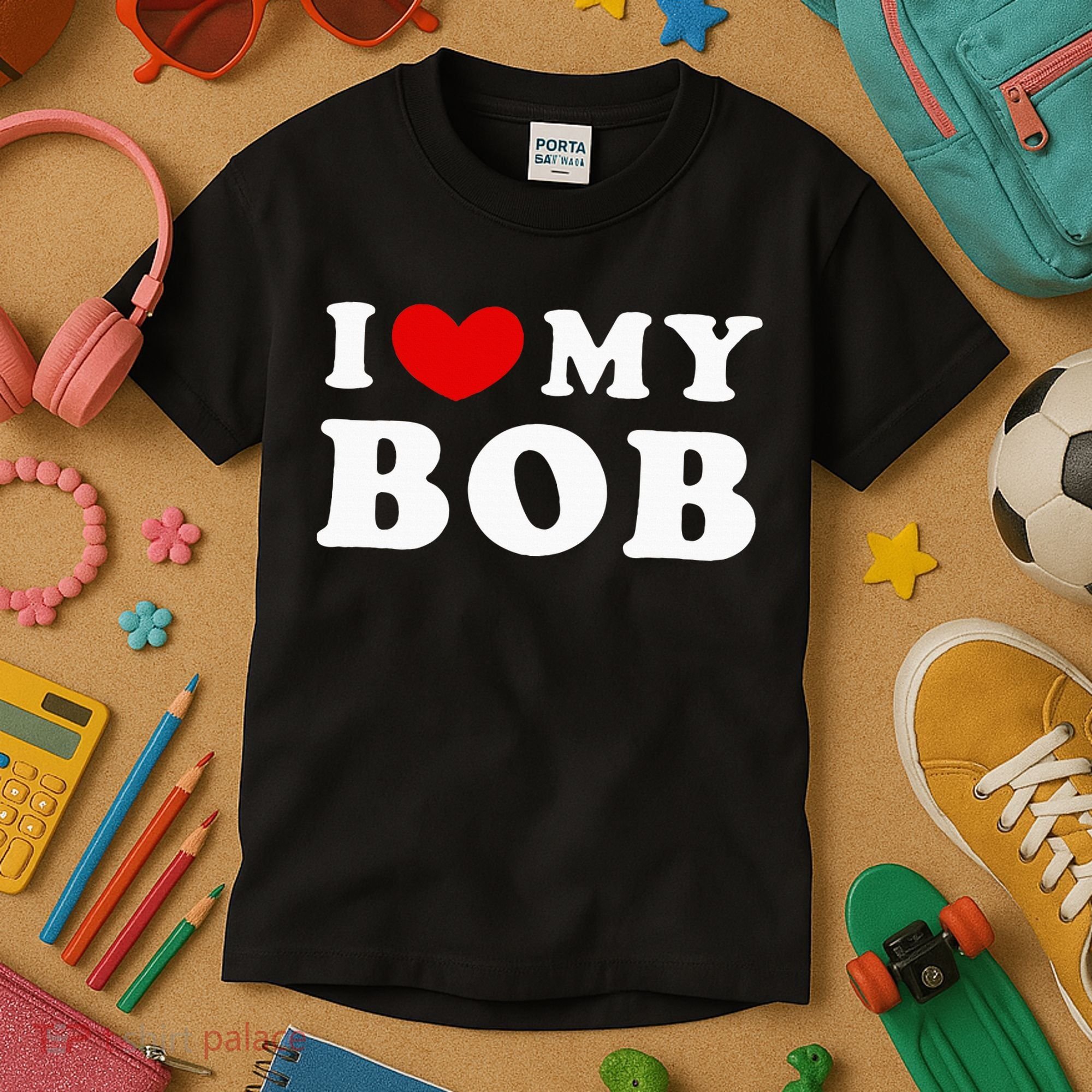 I Love My Bob I Heart My Bob Kids T-Shirt