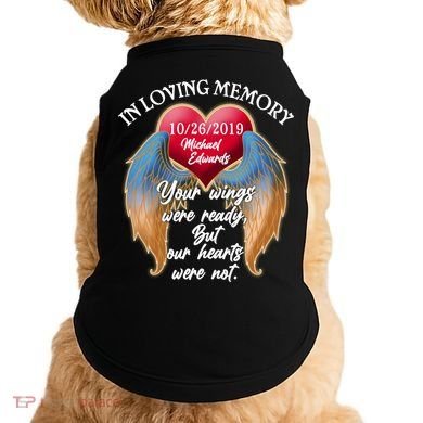 In Loving Memory Personalized Rip Customized Family Custom Doggie Tank