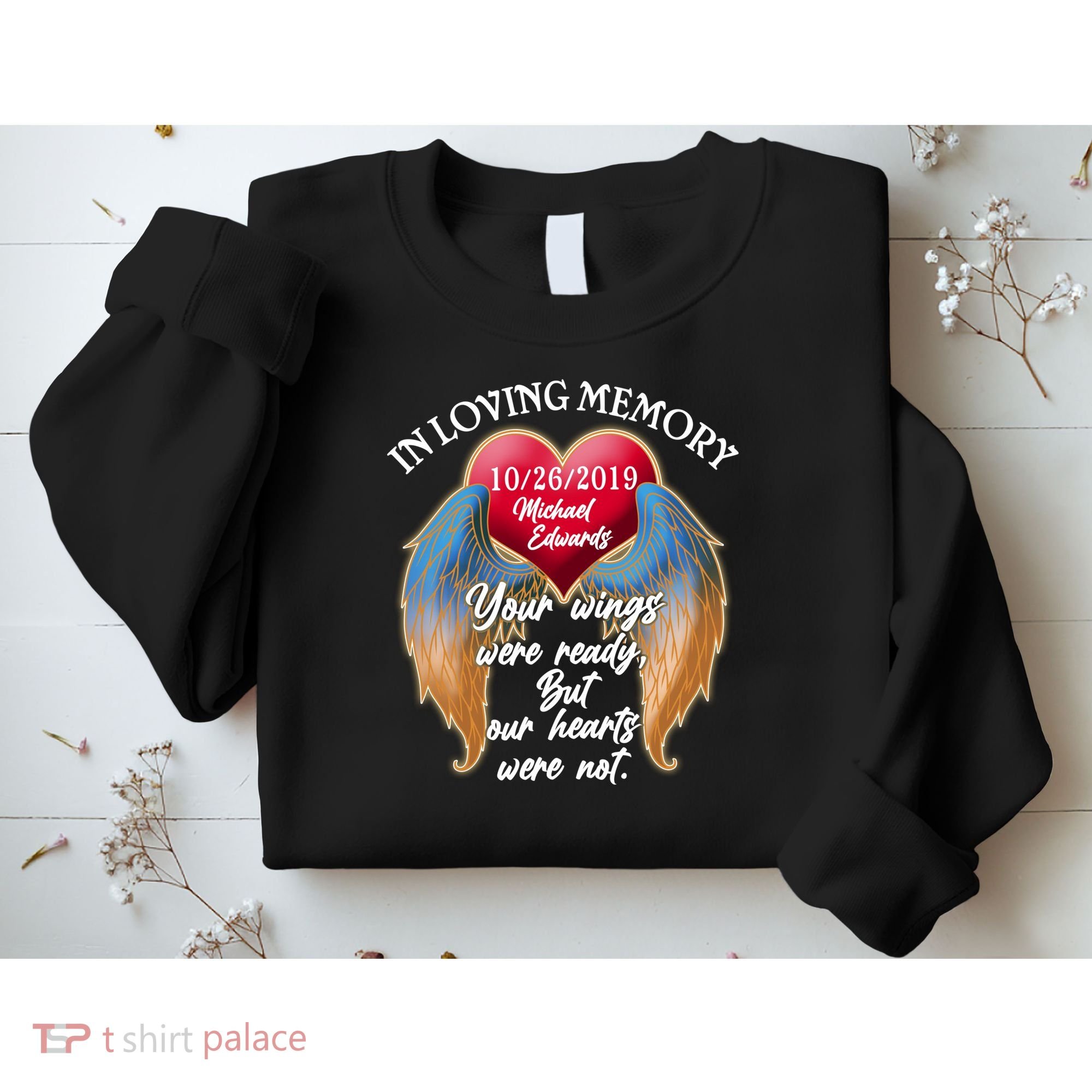 In Loving Memory Personalized Rip Customized Family Custom Sweatshirt